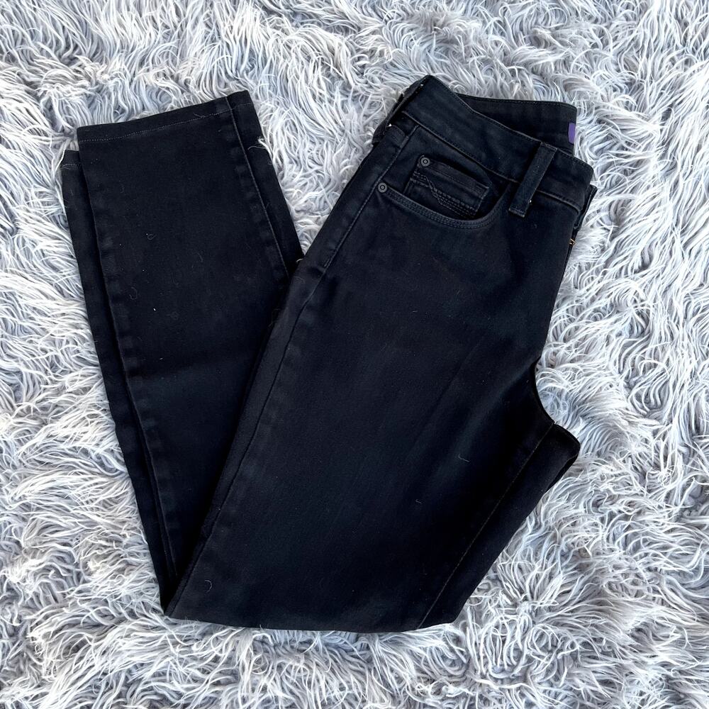 Not Your Daughters Jeans NYDJ Alina Black Denim Legging Womens 2P 5 Pocket